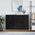 Armarios de pared 2 unidades negro 69,5x34x90