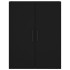 Armarios de pared 2 unidades negro 69,5x34x90