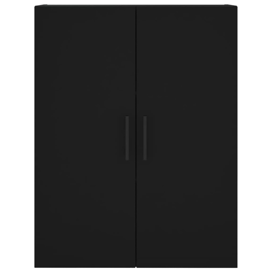 Armarios de pared 2 unidades negro 69,5x34x90