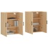 Armario de pared 2 unidades roble Sonoma 69,5x34x90