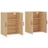 Armario de pared 2 unidades roble Sonoma 69,5x34x90