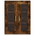Aparador alto madera contrachapada roble ahumado 69,5x34x180