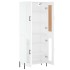 Aparador alto madera contrachapada blanco 69,5x34x180