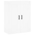 Aparador alto madera contrachapada blanco 69,5x34x180