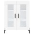 Aparador alto madera contrachapada blanco 69,5x34x180