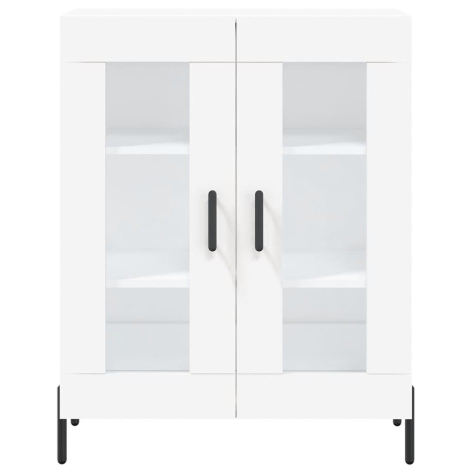 Aparador alto madera contrachapada blanco 69,5x34x180