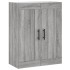 Aparador alto madera contrachapada gris sonoma 69,5x34x180