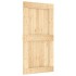 Puerta corredera con herrajes madera maciza de pino 100x210