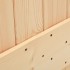 Puerta corredera con herrajes madera maciza de pino 70x210