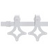 Puerta corredera con herrajes madera maciza de pino 90x210