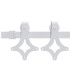 Puerta corredera con herrajes madera maciza de pino 85x210