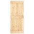 Puerta corredera con herrajes madera maciza de pino 85x210