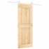 Puerta corredera con herrajes madera maciza de pino 80x210