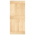 Puerta corredera con herrajes madera maciza de pino 95x210