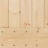 Puerta corredera con herrajes madera maciza de pino 95x210