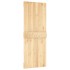 Puerta corredera con herrajes madera maciza de pino 80x210