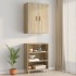Armario colgante de pared roble Sonoma 69,5x34x90