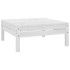 Juego de muebles de jardín 11 pzas madera maciza de pino