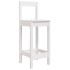 Set de mesa y taburetes altos jardín 3 pzas madera pino