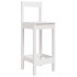 Set de mesa y taburetes altos jardín 5 pzas madera pino