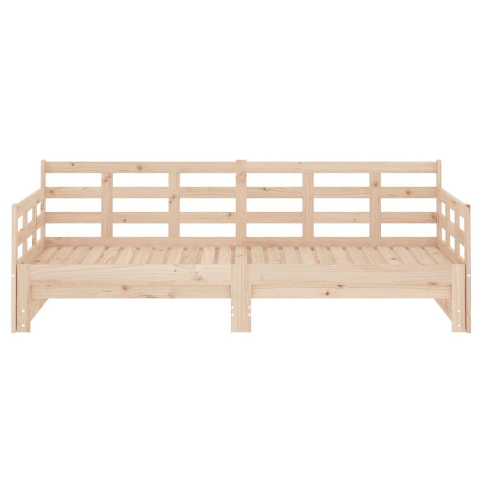 Sofá cama extraíble madera maciza de pino 2x(90x190)