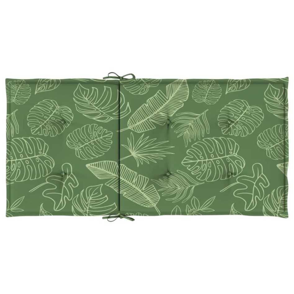 Cojines de silla de respaldo bajo 6 uds tela estampado de