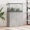 Soporte para acuario madera ingeniería gris Sonoma 81x36x73 cm