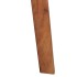 Taburetes de cocina 2 uds cuero auténtico madera maciza