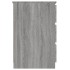 Escritorio de madera contrachapada gris Sonoma 140x50x77