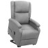 Sillón elevable tela gris