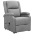 Sillón elevable tela gris