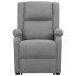 Sillón elevable tela gris