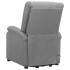 Sillón elevable tela gris