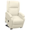 Sillón elevable tela crema