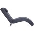 Diván con almohada de piel de ante artificial