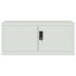 Armario archivador de acero gris claro 90x40x40