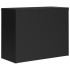 Armario archivador de acero negro 90x40x70