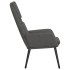 Sillón de relax de tela gris