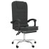 Silla de oficina reclinable masaje cuero sintético