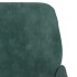 Banco de terciopelo verde oscuro 108x79x79
