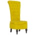Sillón de respaldo alto con botones terciopelo