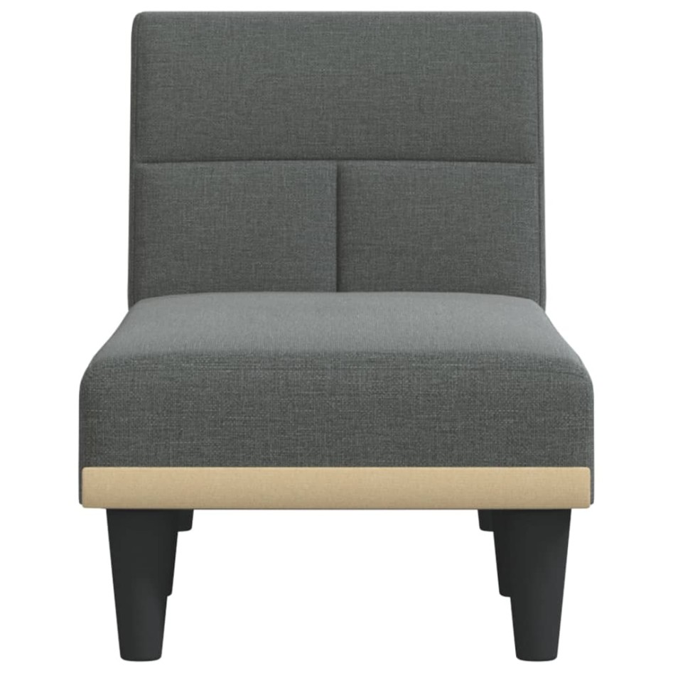 Sofá diván de tela gris