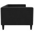 Sofá cama sin colchón tela negro 80x200