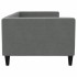 Sofá cama sin colchón tela gris oscuro 90x190