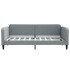 Sofá cama sin colchón tela gris claro 90x190