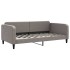 Sofá cama sin colchón tela gris taupe 100x200