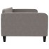 Sofá cama sin colchón tela gris taupe 100x200