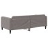 Sofá cama sin colchón tela gris taupe 100x200