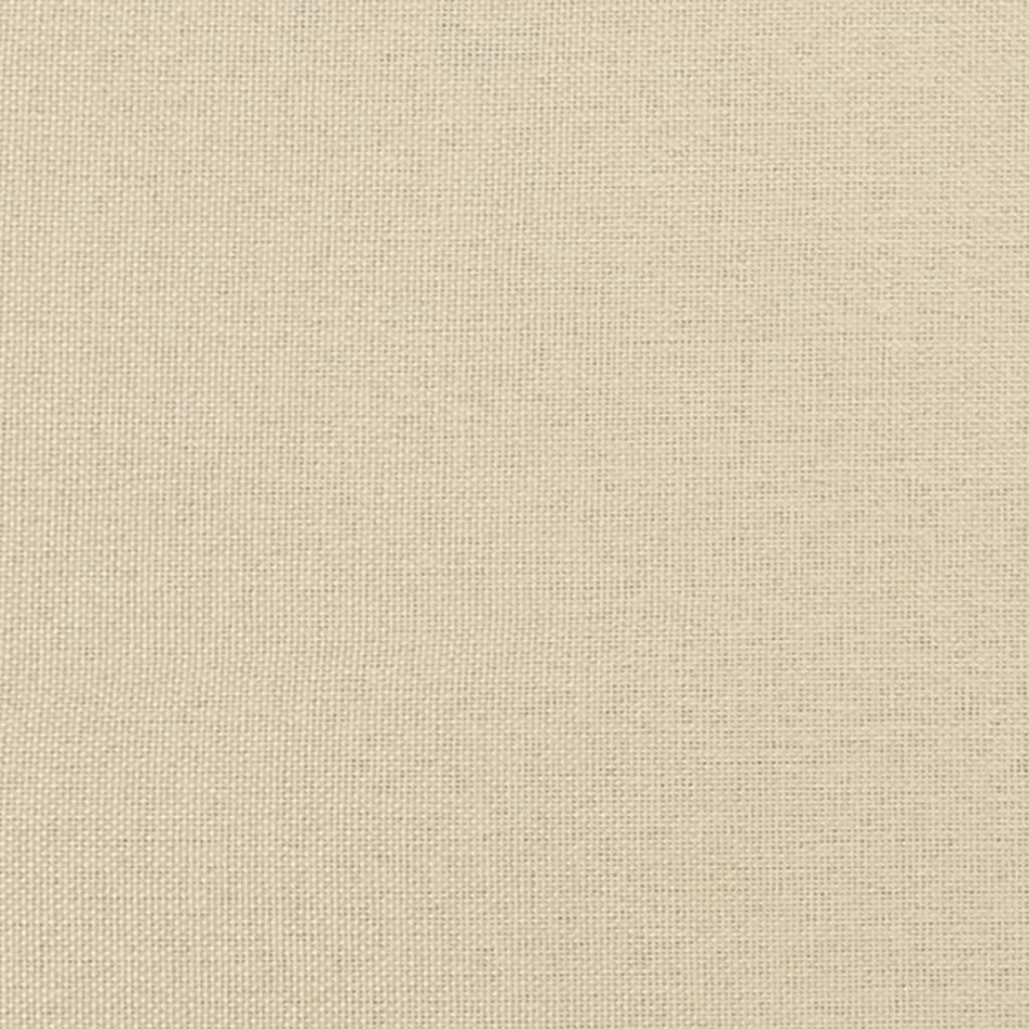 Sofá cama sin colchón tela crema 80x200