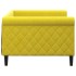 Sofá cama sin colchón terciopelo amarillo 90x200